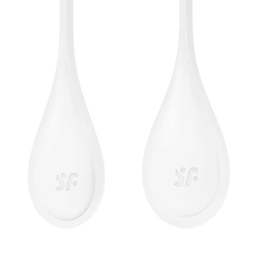 Satisfyer Yoni Power 1 Kegel Balls - Kegel Exercise Weights, Ben Wa Balls, Pelvic Floor Training, Tightening, Ideal for Beginners, 3-Piece Set (Red)