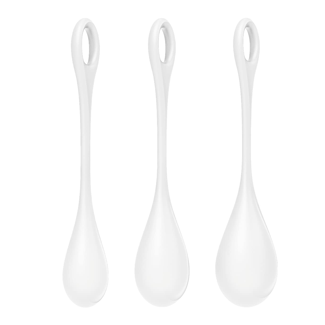 Satisfyer Yoni Power 1 Kegel Balls - Kegel Exercise Weights, Ben Wa Balls, Pelvic Floor Training, Tightening, Ideal for Beginners, 3-Piece Set (Red)