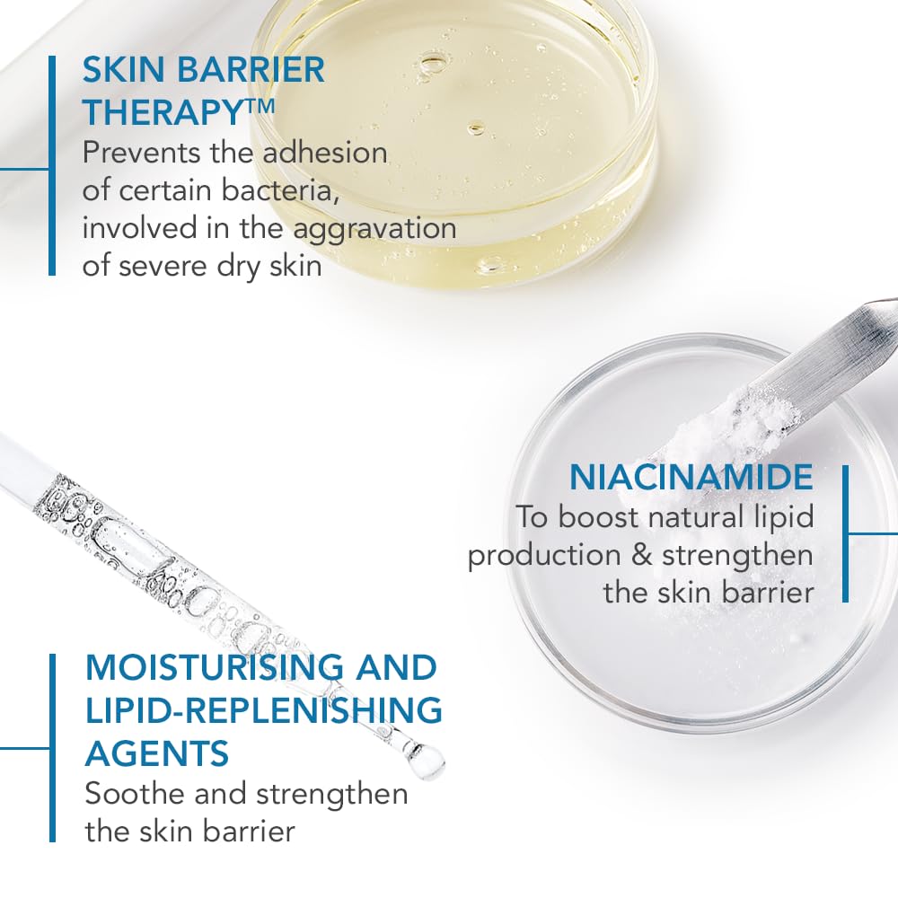 Bioderma Atoderm Shower-Oil, Cleansing-Oil For Face & Body, Nourishing Cleansing Oil For Dry to Atopic Sensitive Skin For Softer & Smooth Skin For Your Whole Family