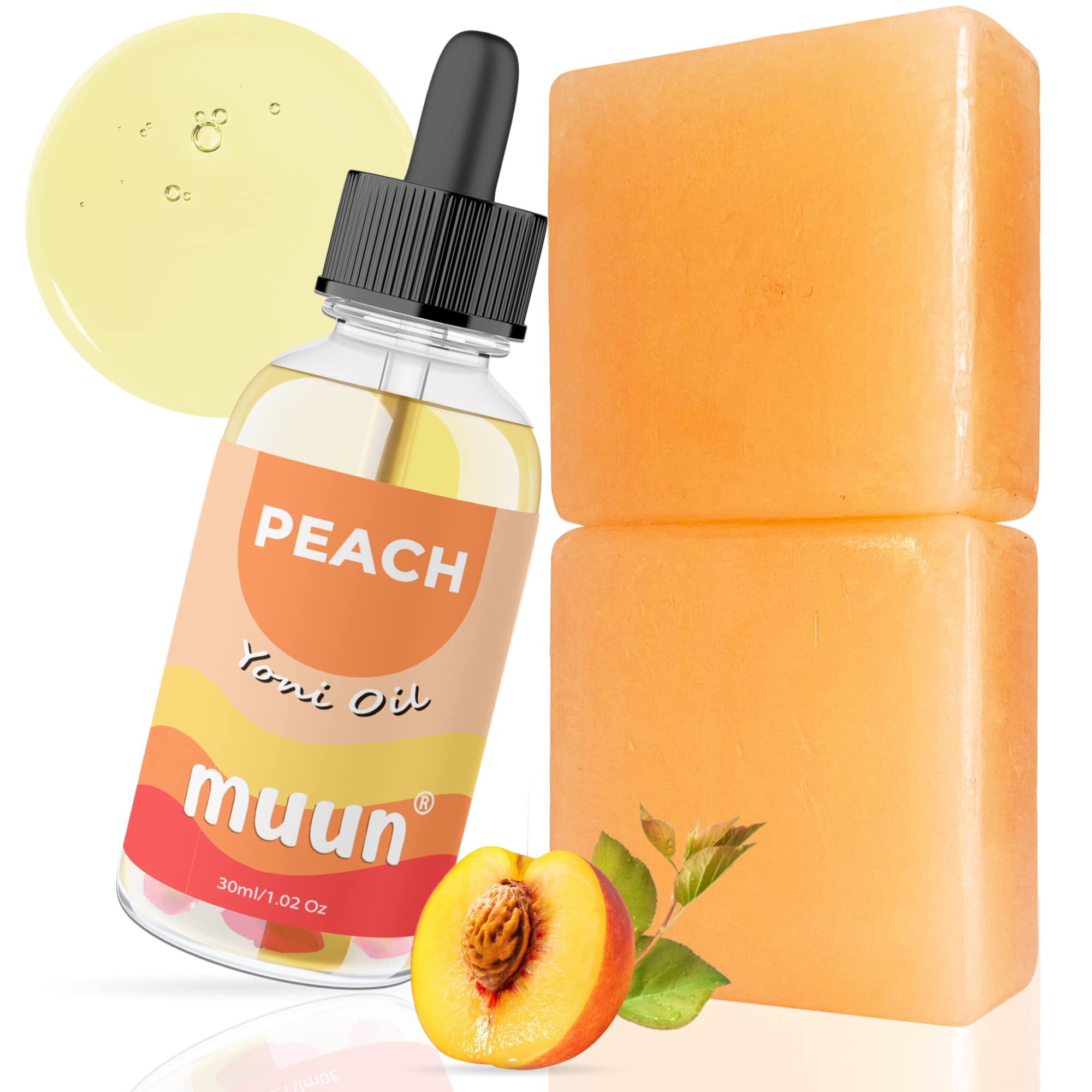Muun Pineapple Intimate Oil for Dryness Perfume Oil After Shave Ingrown Hair Moisturizer & Nourishing Care For Women, 100% Natural