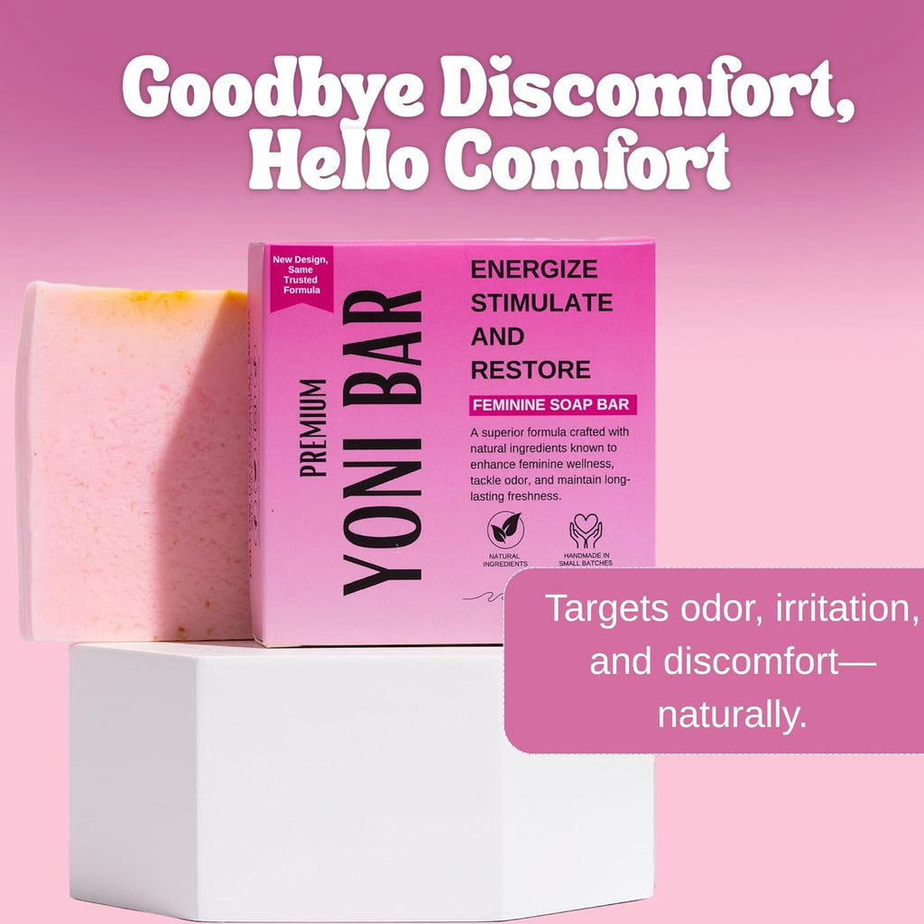 Goddess Of The Sea Beauty Bar Premium Yoni Bar – pH Balance Feminine Wash – Natural Ingredients Feminine Care Daily Oil Great for Razor Bumps, Dryness, BV, Odor – 3oz Yoni Bar