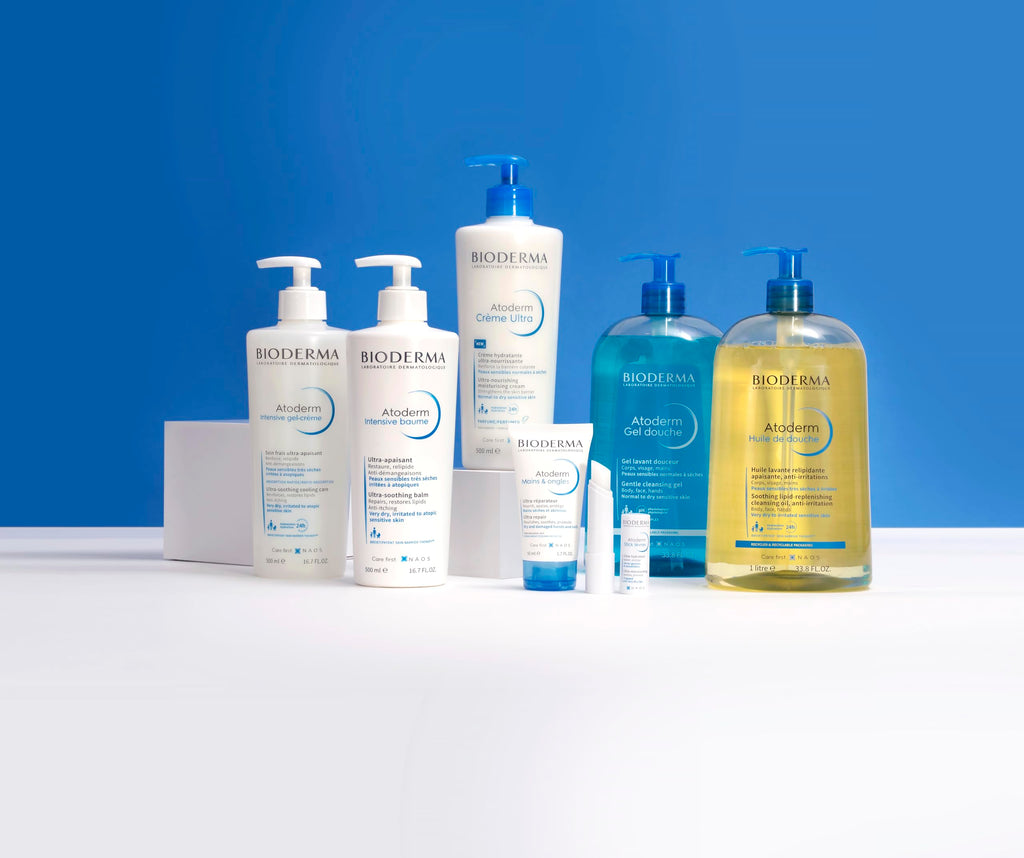 Bioderma Atoderm Shower-Oil, Cleansing-Oil For Face & Body, Nourishing Cleansing Oil For Dry to Atopic Sensitive Skin For Softer & Smooth Skin For Your Whole Family