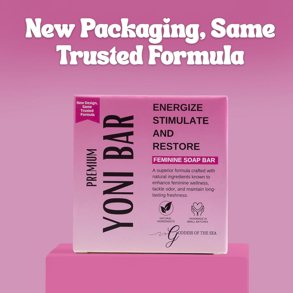 Goddess Of The Sea Beauty Bar Premium Yoni Bar – pH Balance Feminine Wash – Natural Ingredients Feminine Care Daily Oil Great for Razor Bumps, Dryness, BV, Odor – 3oz Yoni Bar