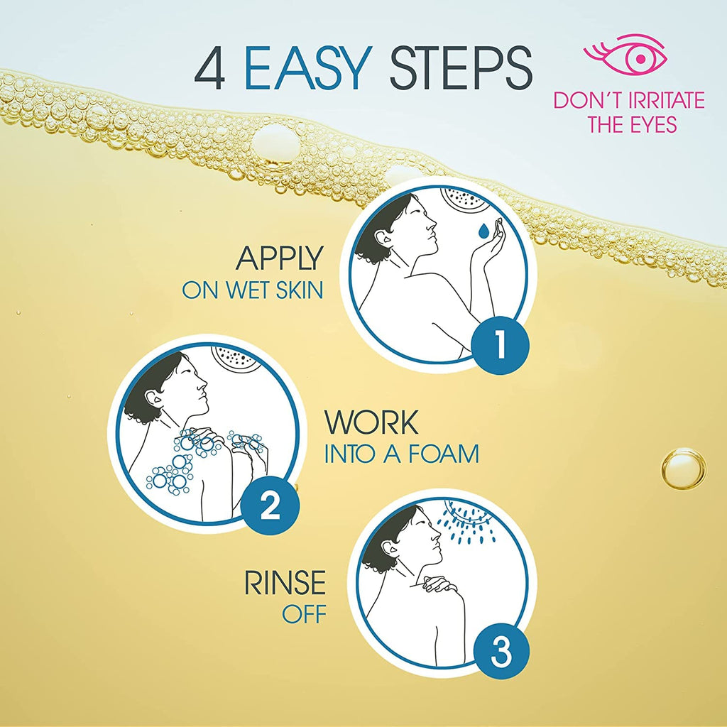 Bioderma Atoderm Shower-Oil, Cleansing-Oil For Face & Body, Nourishing Cleansing Oil For Dry to Atopic Sensitive Skin For Softer & Smooth Skin For Your Whole Family