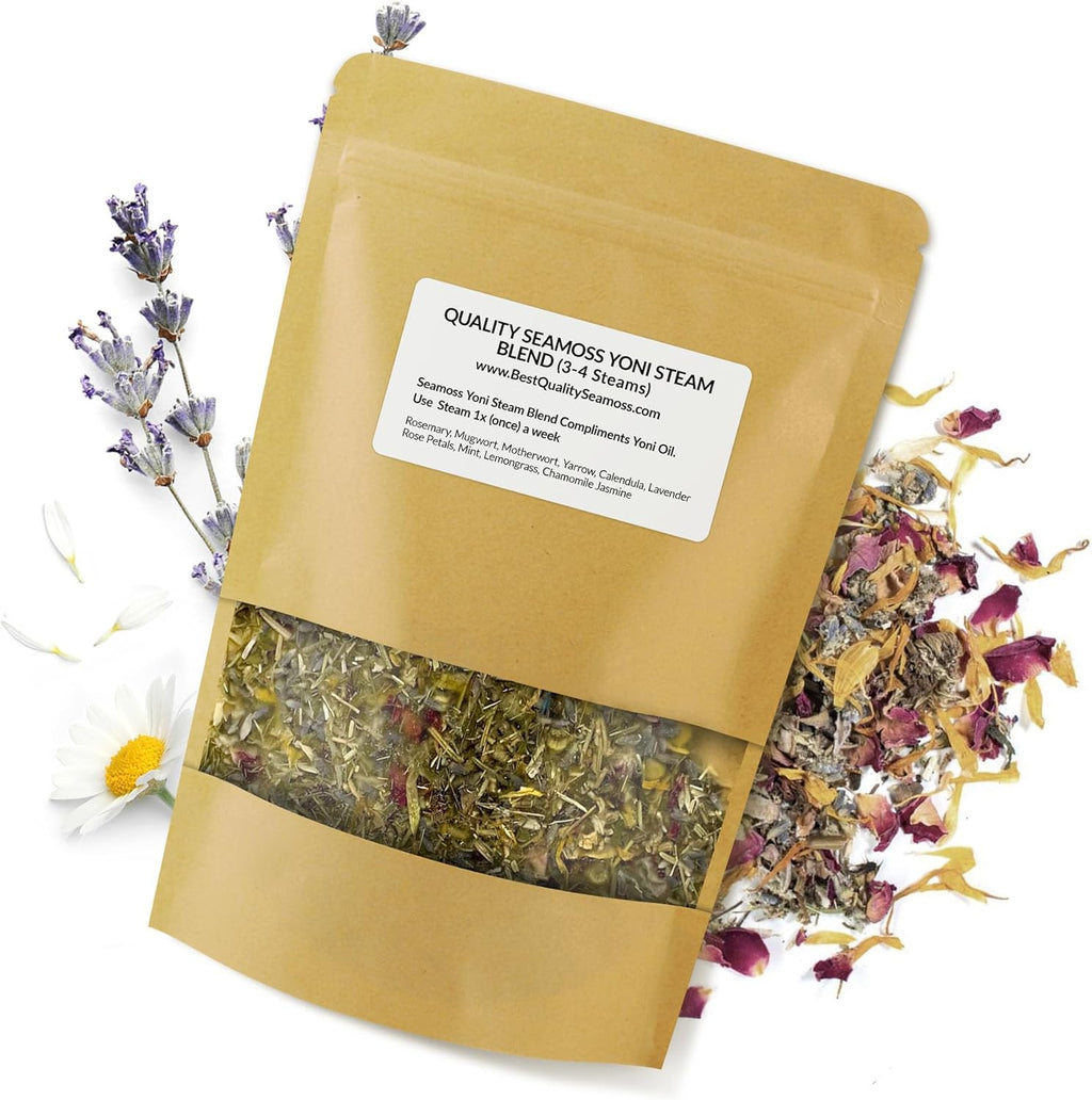 Sitz Bath Yoni Steam Herbs Relaxing Facial SelfCare, Ph Balance Complements Yoni Bowl and Yoni Oil, Yoni Herbs Pack for 3-4 Sessions, Yoni Detox and Cleanse 2 Ounces (2 oz Yoni Steam Herbs)