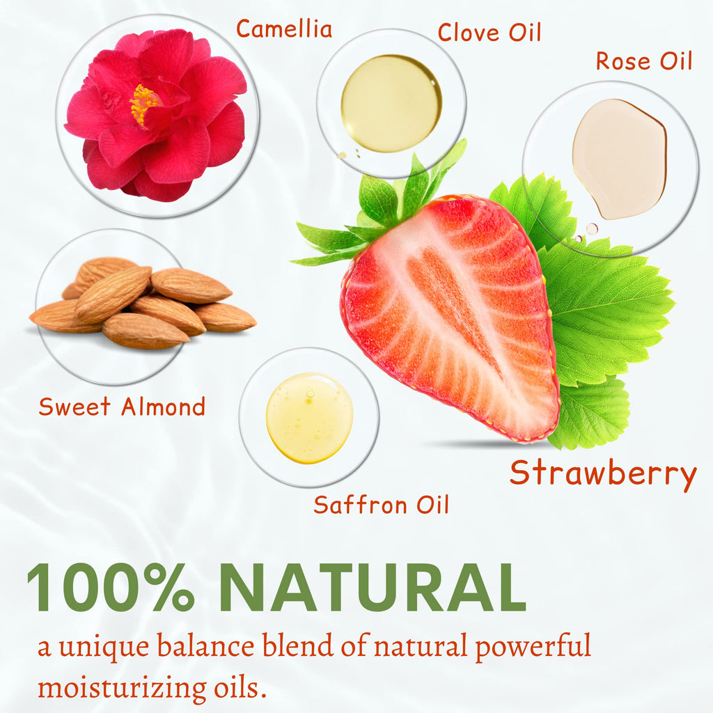 Muun Pineapple Intimate Oil for Dryness Perfume Oil After Shave Ingrown Hair Moisturizer & Nourishing Care For Women, 100% Natural