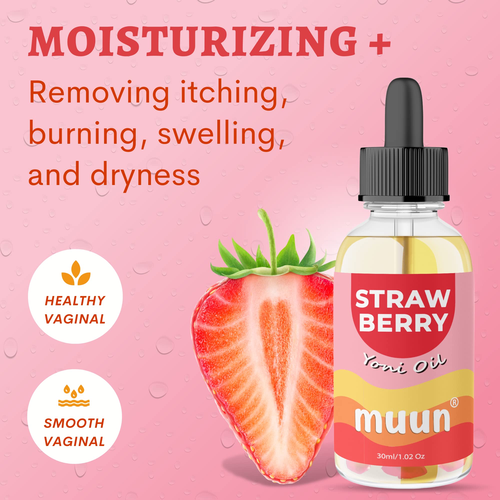 Muun Pineapple Intimate Oil for Dryness Perfume Oil After Shave Ingrown Hair Moisturizer & Nourishing Care For Women, 100% Natural