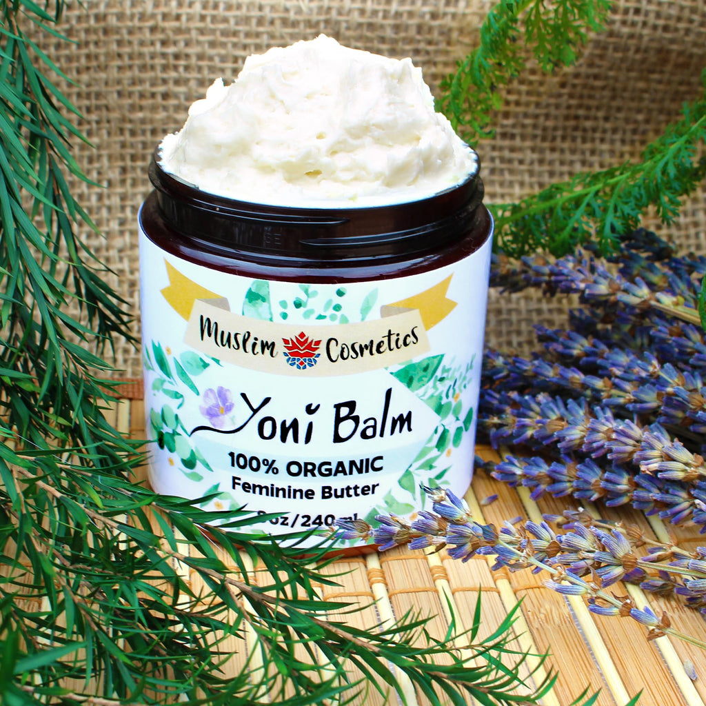 Organic YONI butter | Vulva balm | Vaginal Moisturizer | 100% Natural/Infused with 9 herbs || Made in Canada - Muslim Cosmetics - Yoni Butter (8oz (240ml))