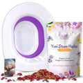 Fivona Yoni Steam Kit 2-in-1 Seat with V Steaming Herbs Sunrise Recipe for Detox, Cleansing, PH Balance and Odor Control