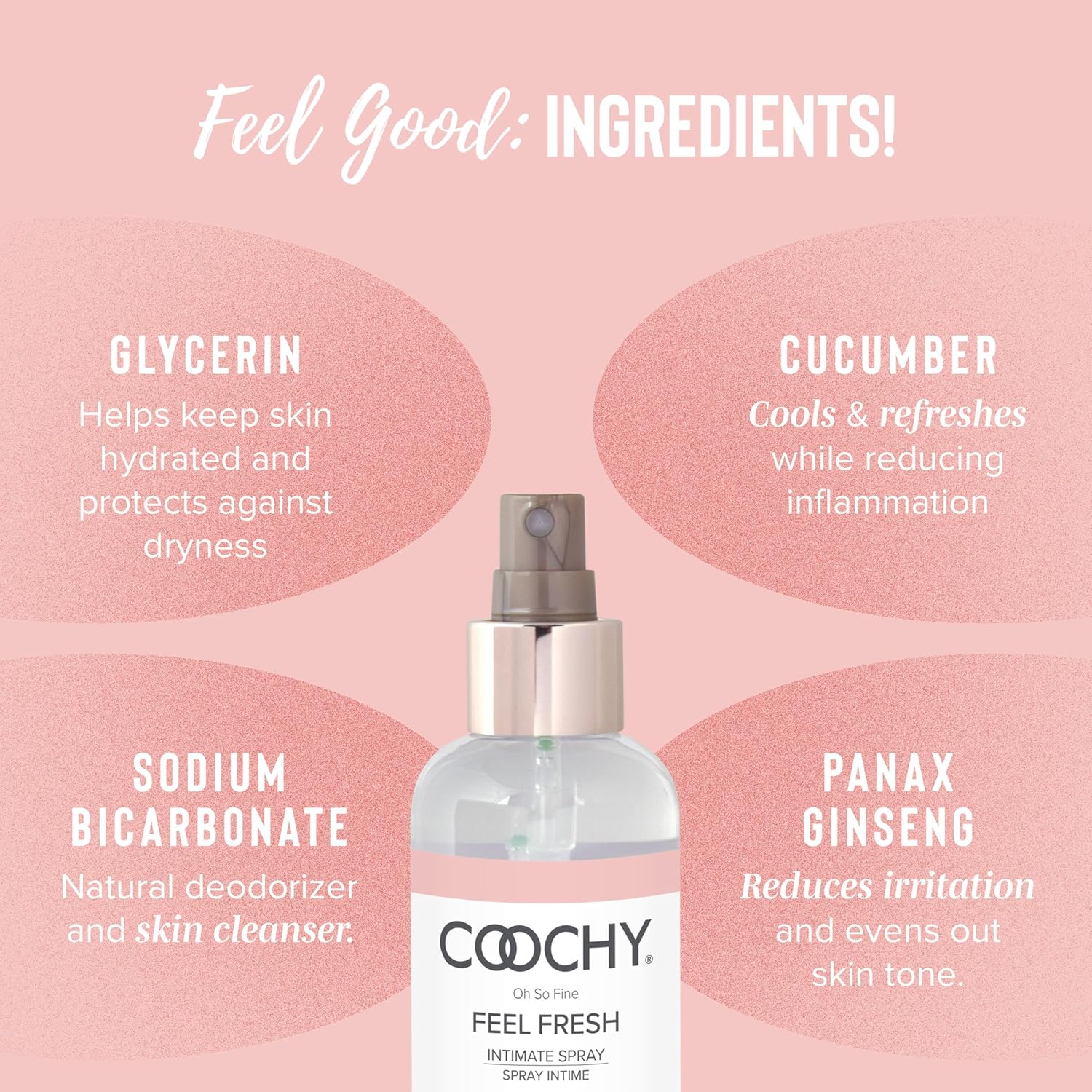 Coochy Intimate Feminine Spray Peony Prowess 4 fl.oz